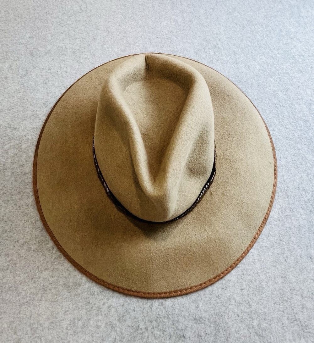 Olive & Pique fedora crafted from 100% wool